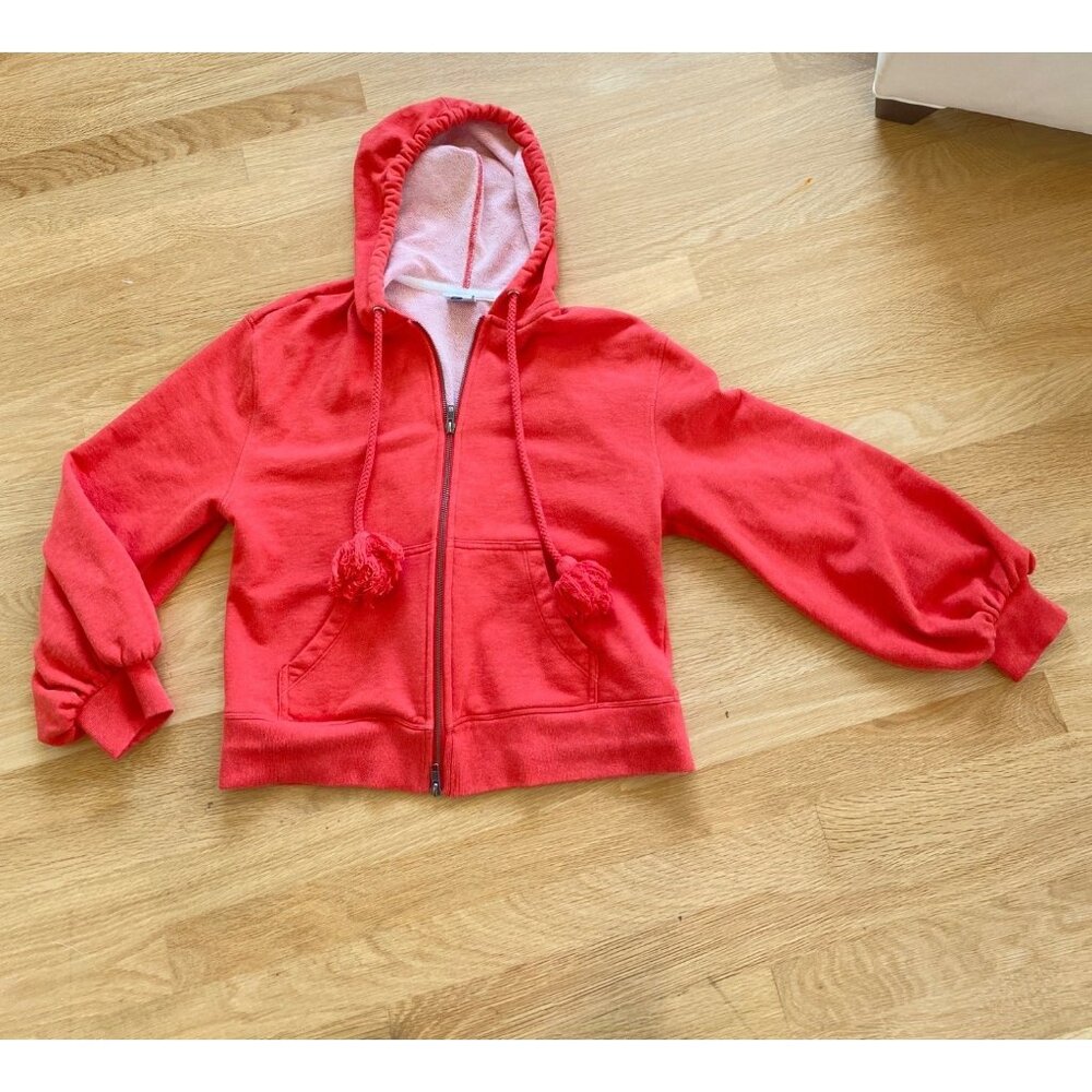 Cabi Tangerine Deluxe Full Zip Hoodie W's Small Balloon Sleeve Tassel 5657 - Picture 5 of 12